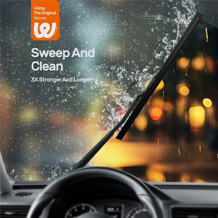 GMC Sierra 2008-2013 / Yukon 2008-2013 Silicone Wiper Blades, WOWIPER Graphene Coated Front Set