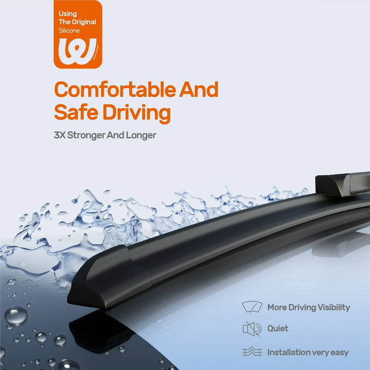 Subaru Forester 2019-2025 Silicone Wiper Blades, WOWIPER Front & Rear Set