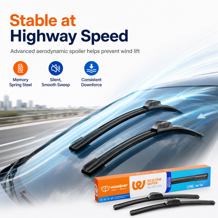 Toyota Corolla 2020-2023 Wiper Blades, Wowiper Premium 28"+14" Front Windshield Set (Pack of 2)
