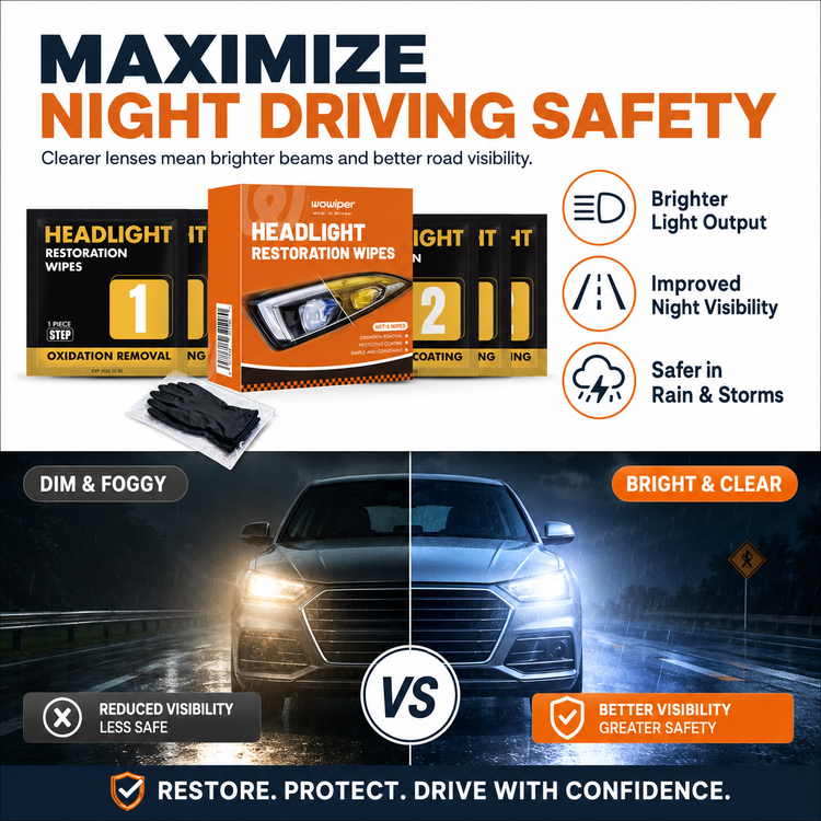 Headlight Restoration Wipes Kit (4+2 Pack)