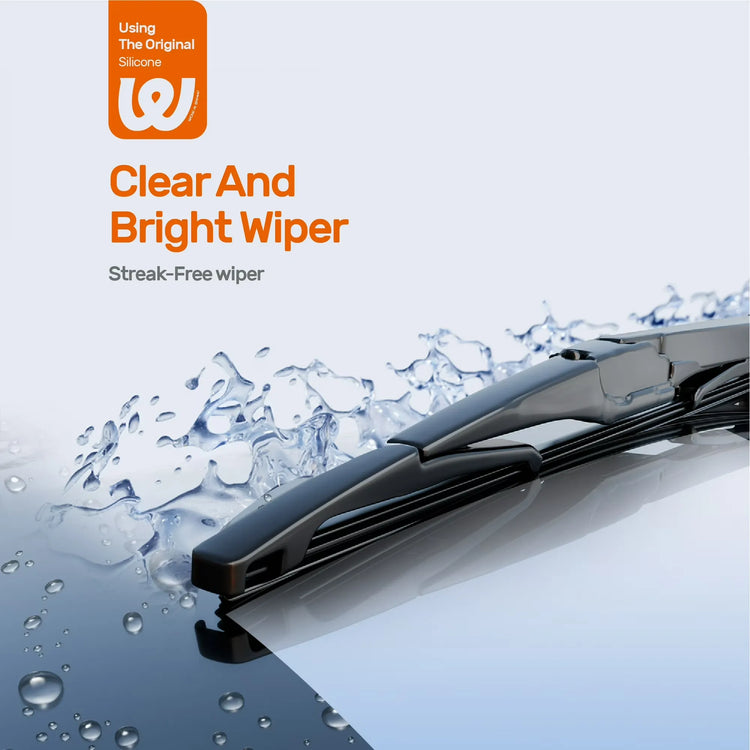 Toyota RAV4 2013-2018, Highlander 2020-2022, Jeep Compass 2018-2021 & Honda HR-V 2016-2022 10" Rear Wiper Blade, WOWIPER RH-3/RH-4 Rear Windshield Wiper Replacement
