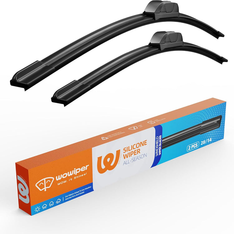 Toyota Corolla 2020-2023 Wiper Blades, Wowiper Premium 28"+14" Front Windshield Set (Pack of 2)