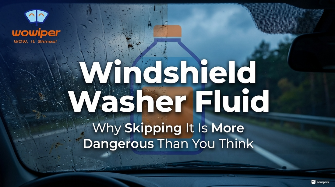 Windshield Washer Fluid: Why Skipping It Is More Dangerous Than You Think