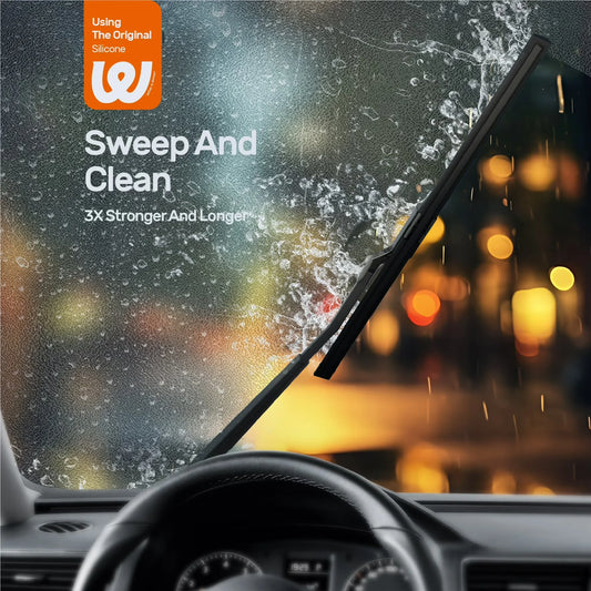 GMC Sierra 2008-2013 / Yukon 2008-2013 Silicone Wiper Blades, WOWIPER Graphene Coated Front Set