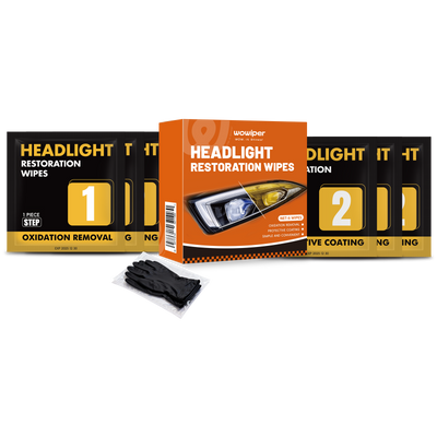 Headlight Restoration Wipes Kit (4+2 Pack)