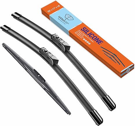 WOWIPER OEM Replacement Wiper Blades For Subaru Forester 2019-2022 (26''+17''+14-B for Top Lock)