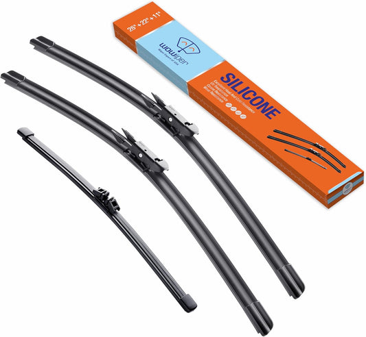 WOWIPER OEM Replacement Wiper Blades For Ford Explorer 2011-2020 (26"+22"+11" for Pinch Tab)