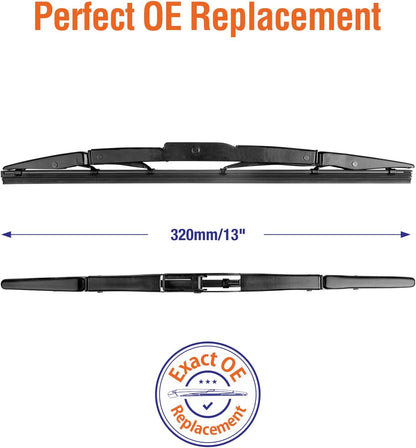 WOWIPER OEM Replacement Rear Wiper Blades 13 Inch For Honda CRV 2012-2016 (13")