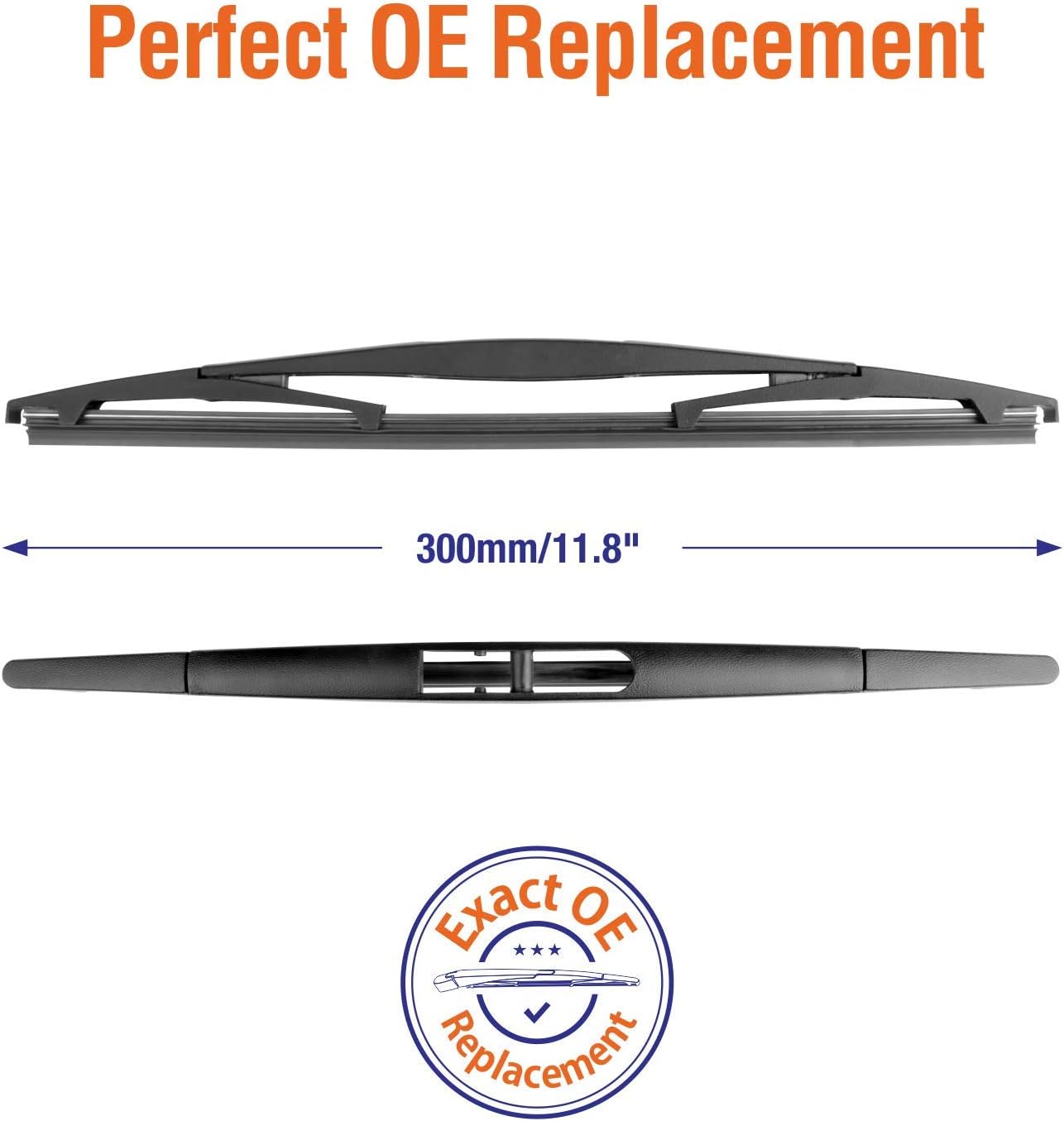 WOWIPER OEM Replacement Wiper Blades For Honda CRV 2017-2021  (12" + 12" )