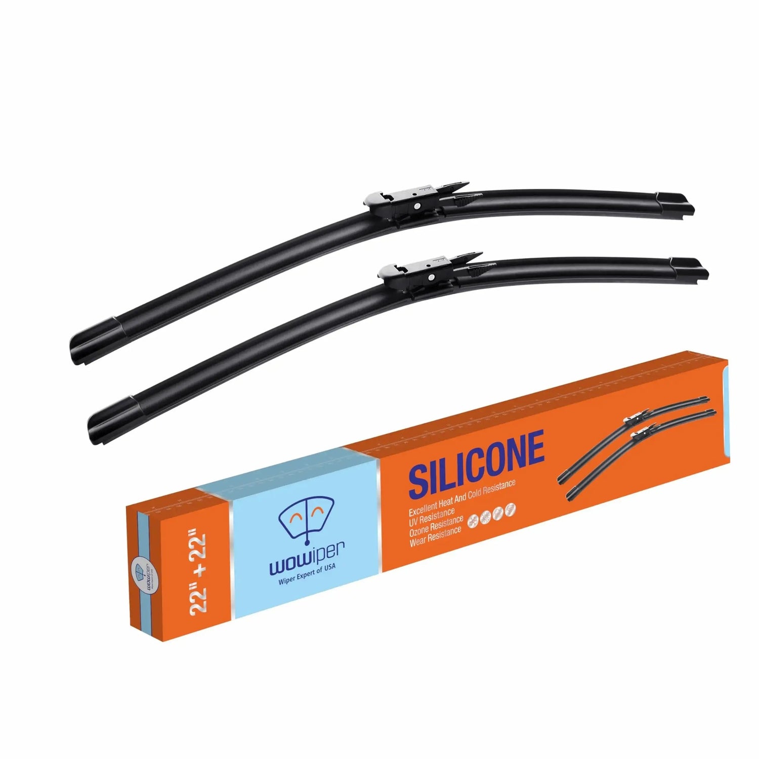 OEM 28"14" Silicone Wiper Blade Replacement for Toyota Corolla 2023 2022 2021 2020/HYUNDAI Elantra 2016-2011 Superior All-Seasons Windshield Wiper Blade(Set of 2)