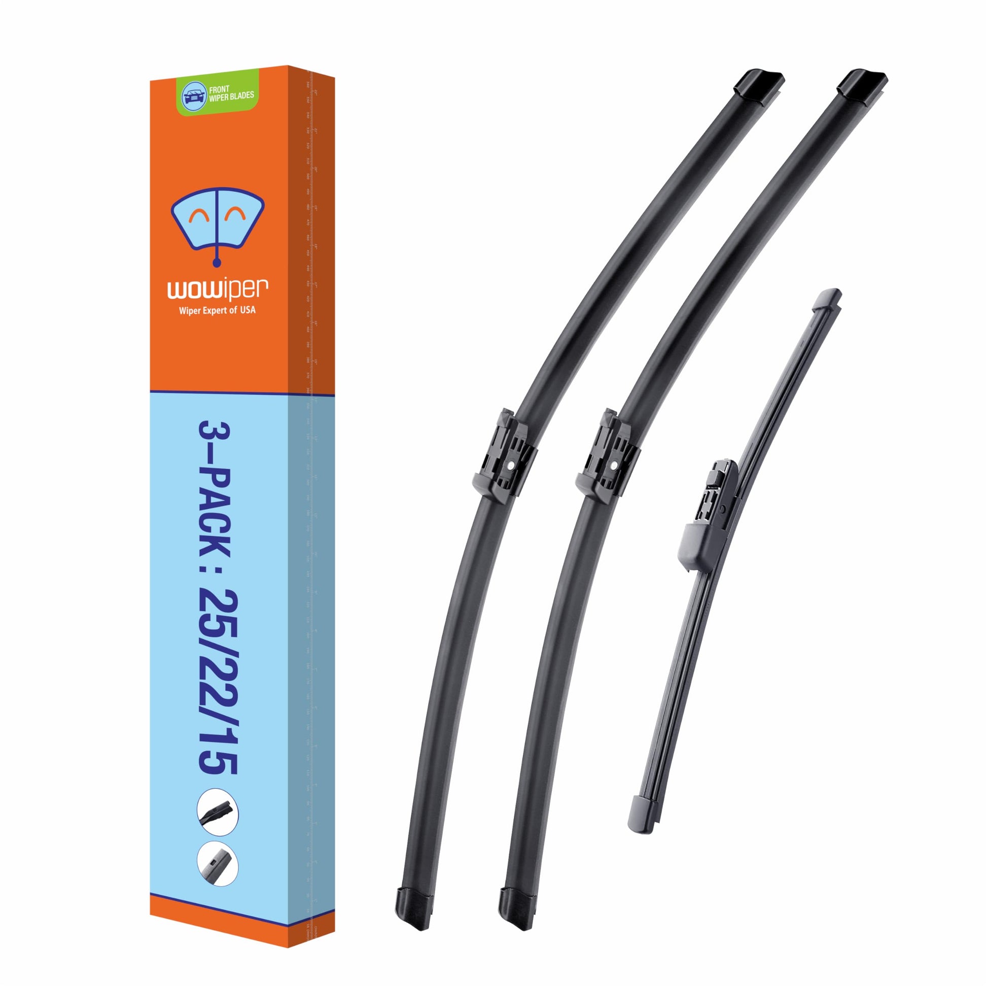OEM 26"16" U/J-Hook Automotive Replacement Windshield Wiper Blades for My Car Superior All-Season Front Windshield Wiper Blade(Set of 2)