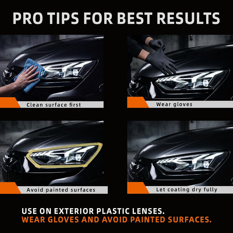 Headlight Restoration Wipes Kit (4+2 Pack)