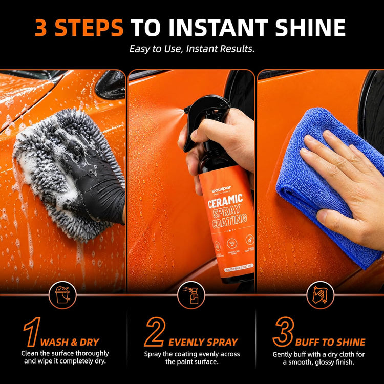 Car Ceramic Coating Spray Kit (2PCS)