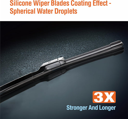 WOWIPER OEM Replacement Wiper Blades For Dodge Grand Caravan 2008-2020 (26''+20''+16'')