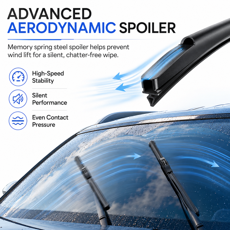 Nissan Rogue & Pathfinder Wiper Blades, Wowiper Premium 26"+17"+12" Front & Rear Set (Pack of 3)