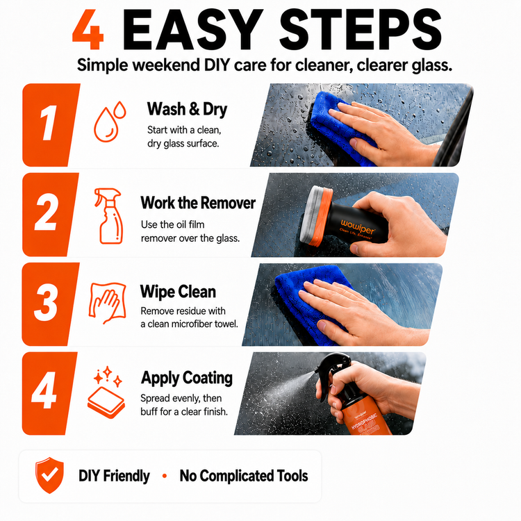 Windshield Oil Film Remover Paste Kit