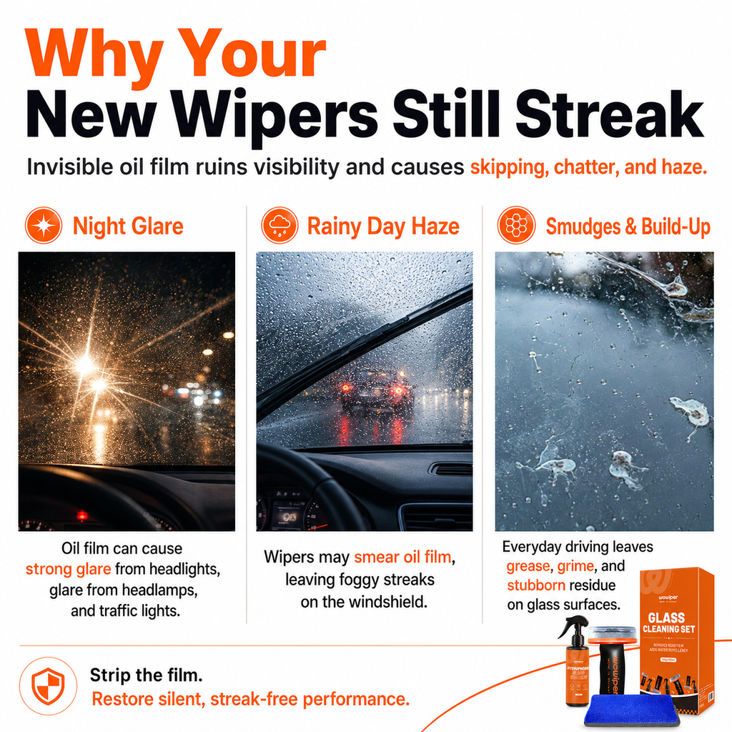 Windshield Oil Film Remover Paste Kit