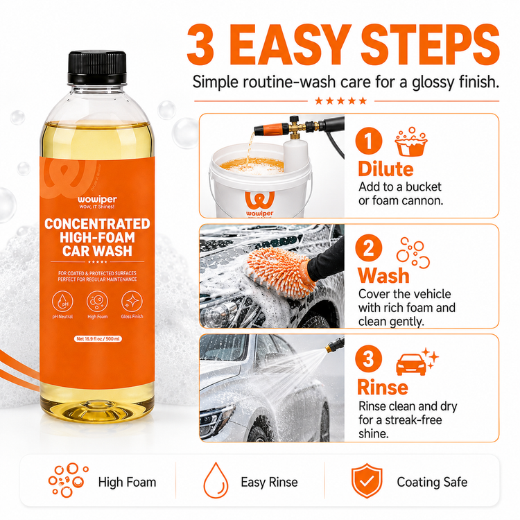 Car Wash Shampoo – 500ml Deep Cleaning Formula