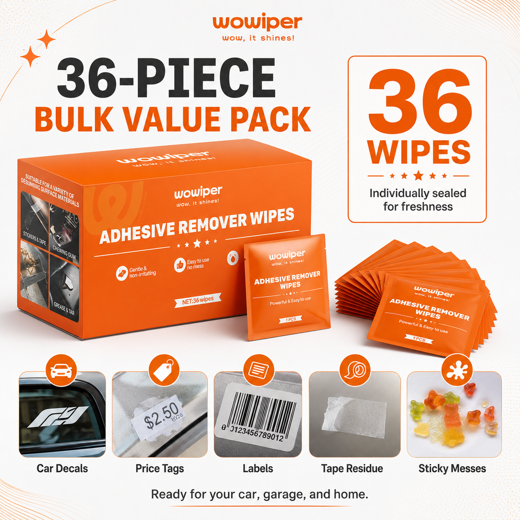 Adhesive Remover Wipes – 36PCS for Sticker & Glue Residue