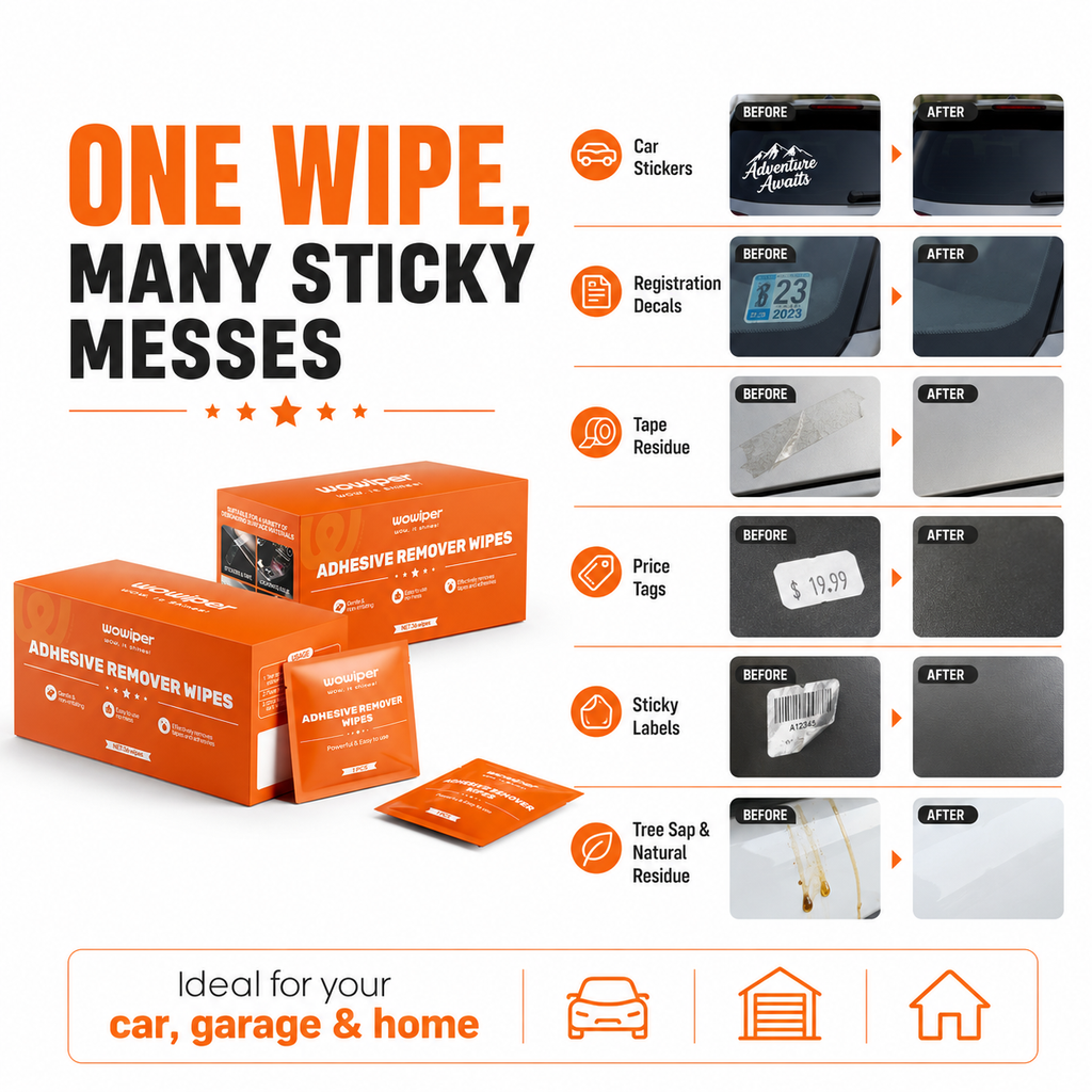 Adhesive Remover Wipes – 36PCS for Sticker & Glue Residue