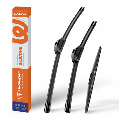 Honda Pilot 2016-2022 Silicone Wiper Blades, WOWIPER Graphene Coated Front & Rear Set