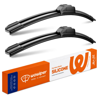 Ford Escape 2005-2007 Silicone Wiper Blades, WOWIPER 20"+18" Graphene Coated Front Set, Water Repellent All-Weather Windshield Wipers