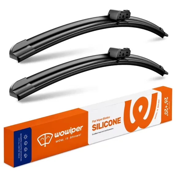 Lexus RX350 2016-2021 / RX450h 2016-2022 Silicone Wiper Blades, WOWIPER 26"+20" Graphene Coated Front Set, PTB 19mm Fit, Water Repellent Wipers