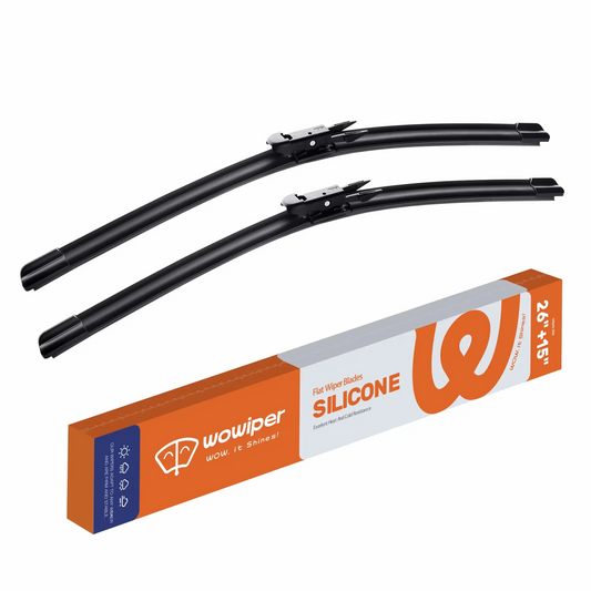 Chevrolet Sonic 2012-2020 / SS 2014-2017 Silicone Wiper Blades, WOWIPER Graphene Coated Pinch Tab Set