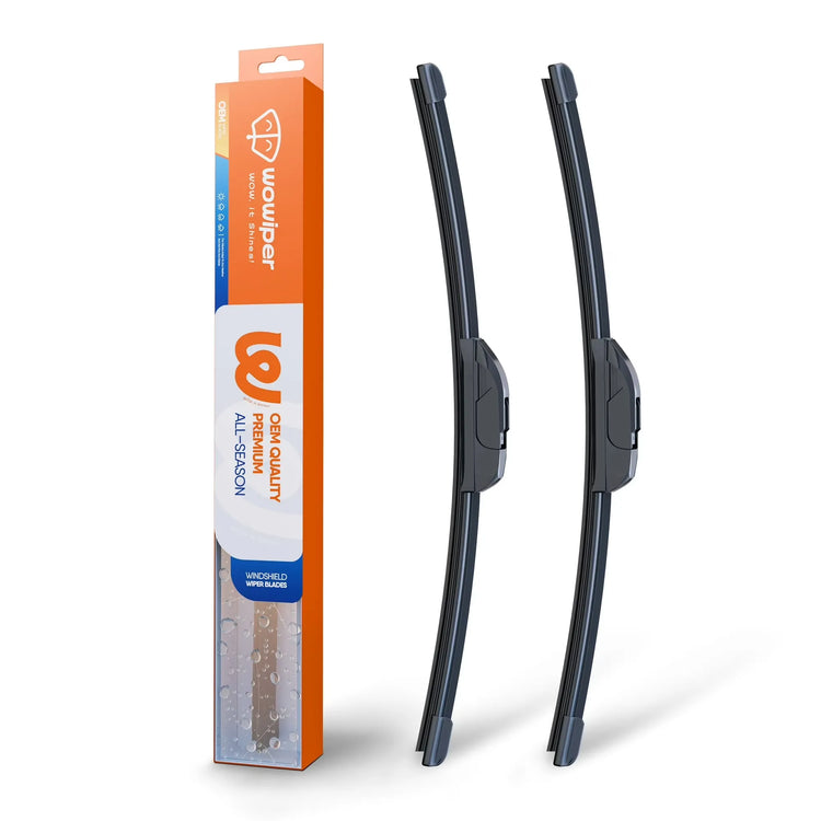 Toyota Corolla 2009-2019, RAV4 2013-2023, Honda Accord 2019-2022 & CR-V 2012-2016 26"+16" Windshield Wiper Blades, WOWIPER Conventional J/U Hook Wipers, Quiet All-Season Front Replacement