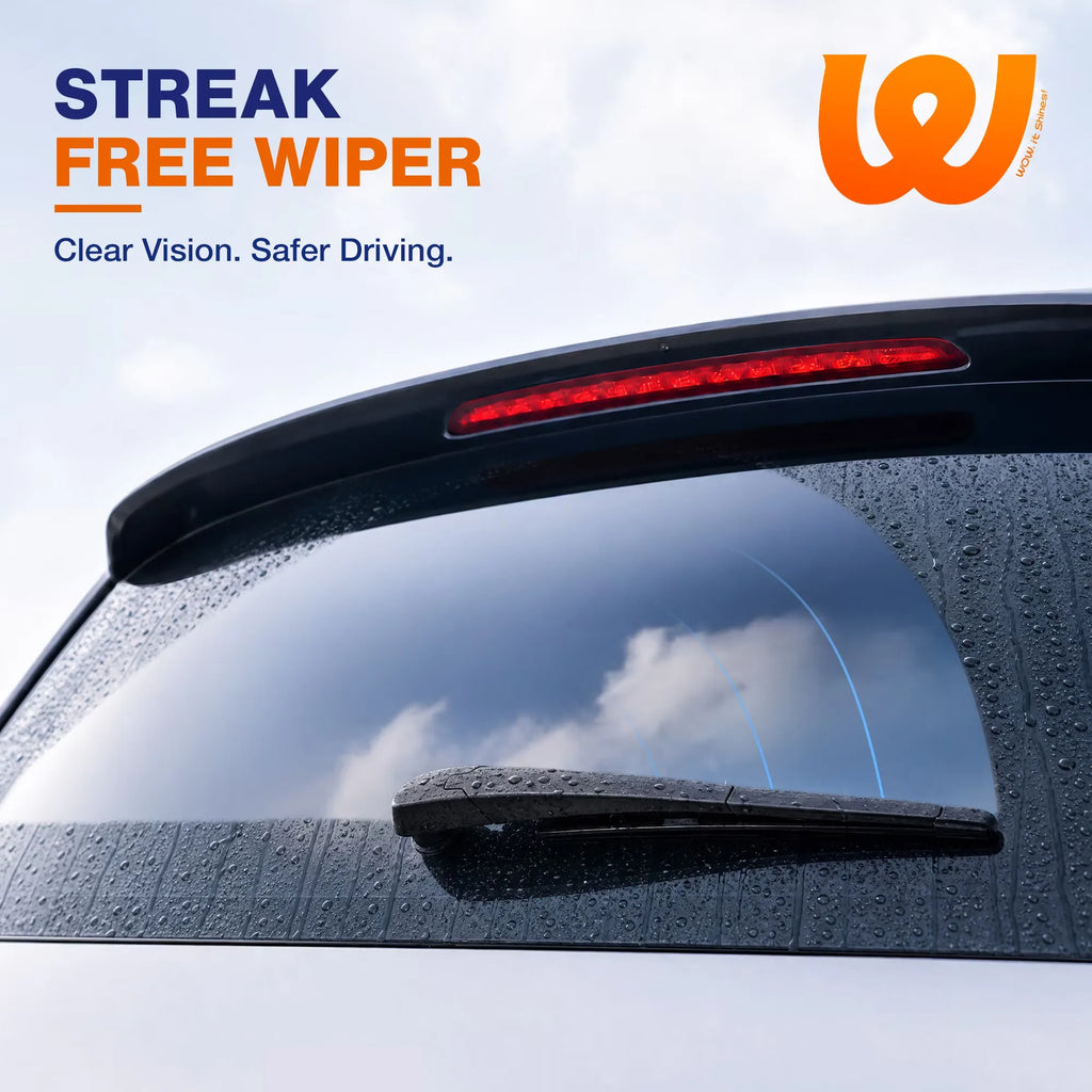 Subaru Crosstrek 2018-2023 / Impreza 2017-2024 Silicone Wiper Blades 3 Pack, WOWIPER 26"+16" Front & 12" Rear Set, Water Repellent All-Weather Wipers